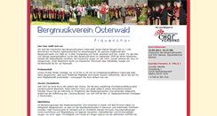 Desktop Screenshot of bergmusikverein-osterwald.ndschorverband.de