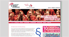 Desktop Screenshot of ndschorverband.de
